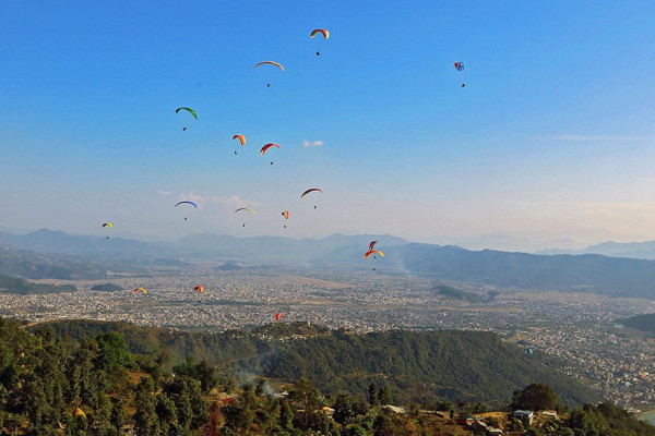 पोखरामा चैत ५ देखि अन्तर्राष्ट्रिय प्याराग्लाइडिङ प्रतियोगिता